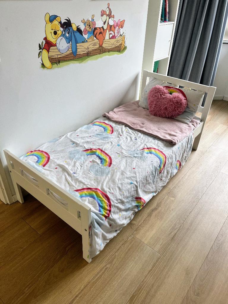 Peuterbed / Kinderbed, Ophalen, Gebruikt, 70 tot 85 cm, 140 tot 160 cm