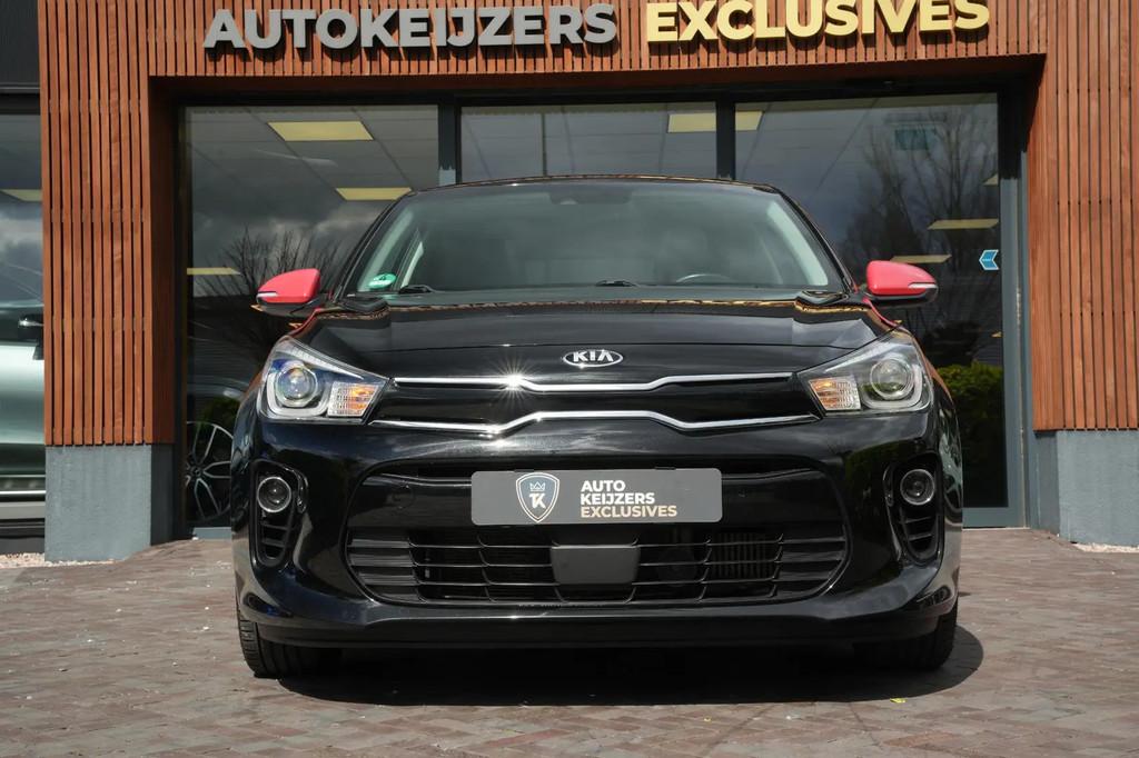 Kia Rio 1.0 TGDI Platinum Edition € 14.900,00, 101 pk, Gebruikt, Zwart, Leder