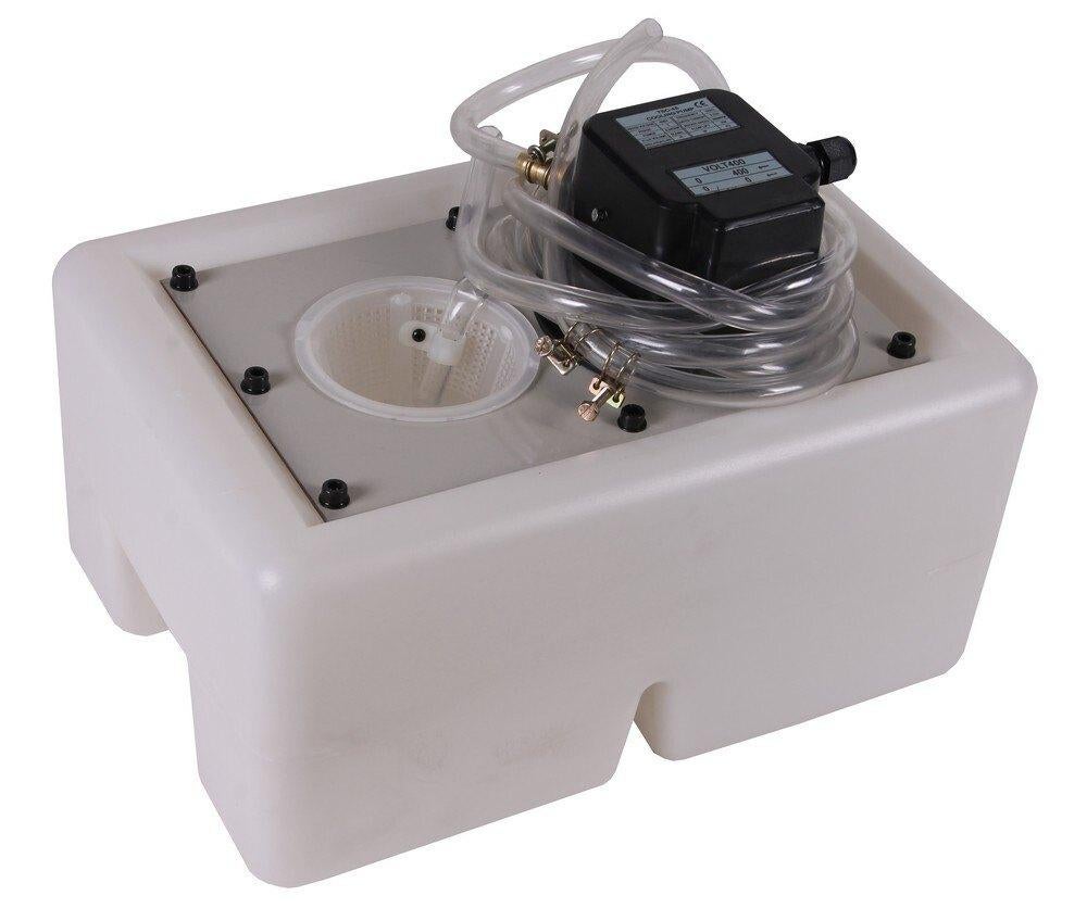 Koelpomp met reservoir voor afkortzaag 230V, Verzenden