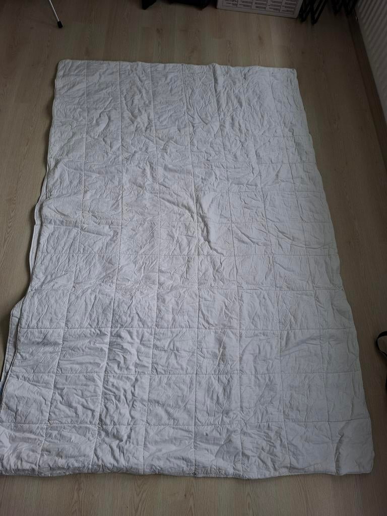 4 seizoenen katoenen dekbed., Huis en Inrichting, Slaapkamer | Beddengoed, Eenpersoons, Wit, Ophalen of Verzenden, Deken of Dekbed