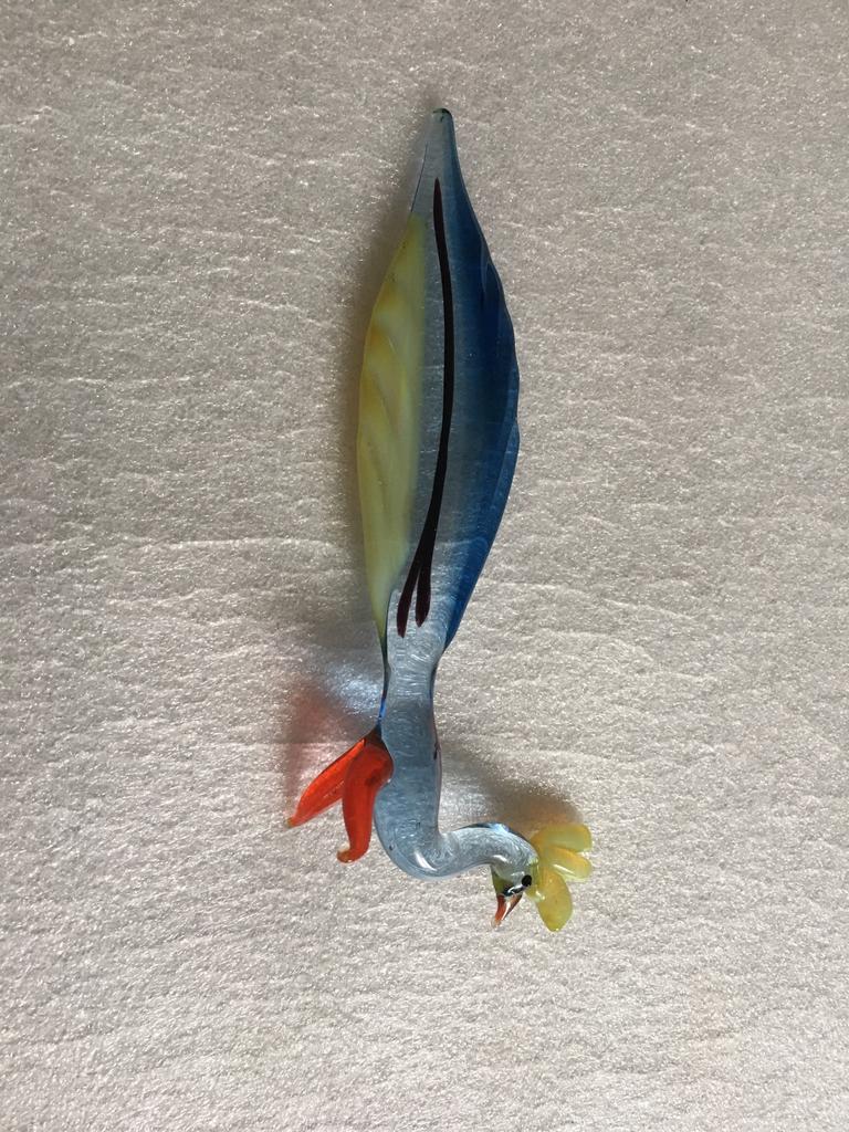 Murano kristal vogel beeld, Ophalen of Verzenden, Zo goed als nieuw, Dier