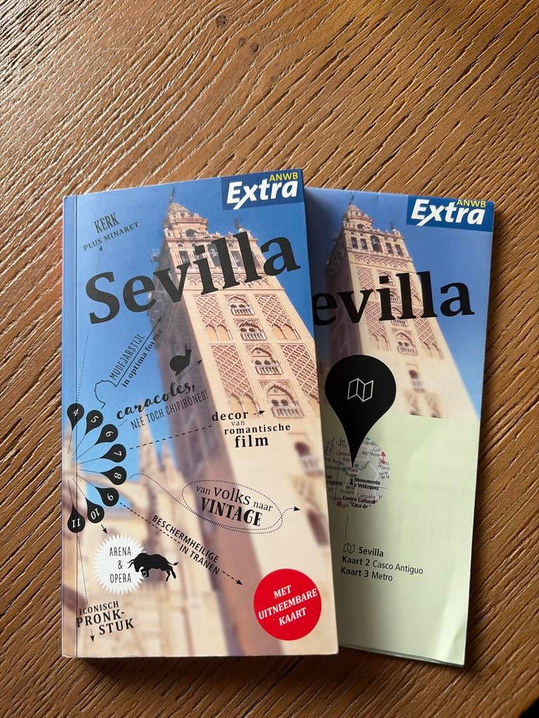 ANWB Extra Reisgids Sevilla - Met uitneembare kaart, Boeken, Europa, Ophalen of Verzenden, Zo goed als nieuw, Reisgids of -boek