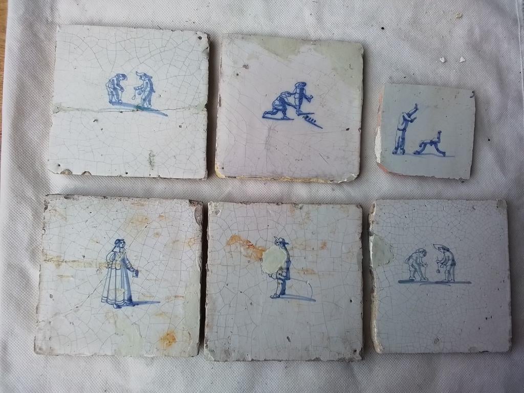 Antieke tegeltjes, Antiek en Kunst, Ophalen