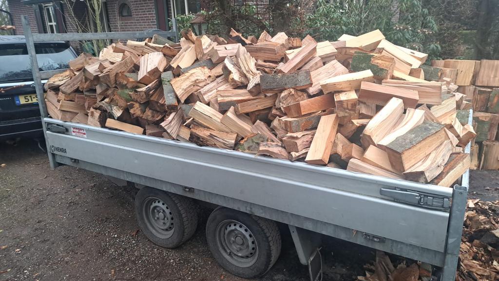 Te koop mooi haardhout., Minder dan 3 m³, Ophalen of Verzenden