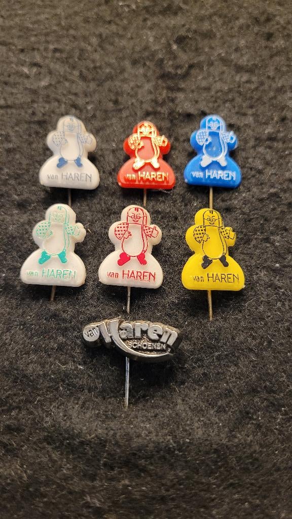 van Haren schoenen Rotterdam speldjes, Verzenden, Zo goed als nieuw, Merk, Speldje of Pin