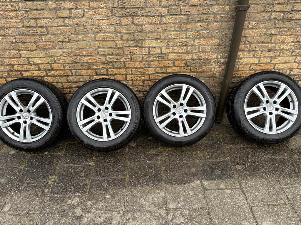 VW Passat GTE velgen met banden - 17 inch, ET42 5x 112, Ophalen of Verzenden, Gebruikt
