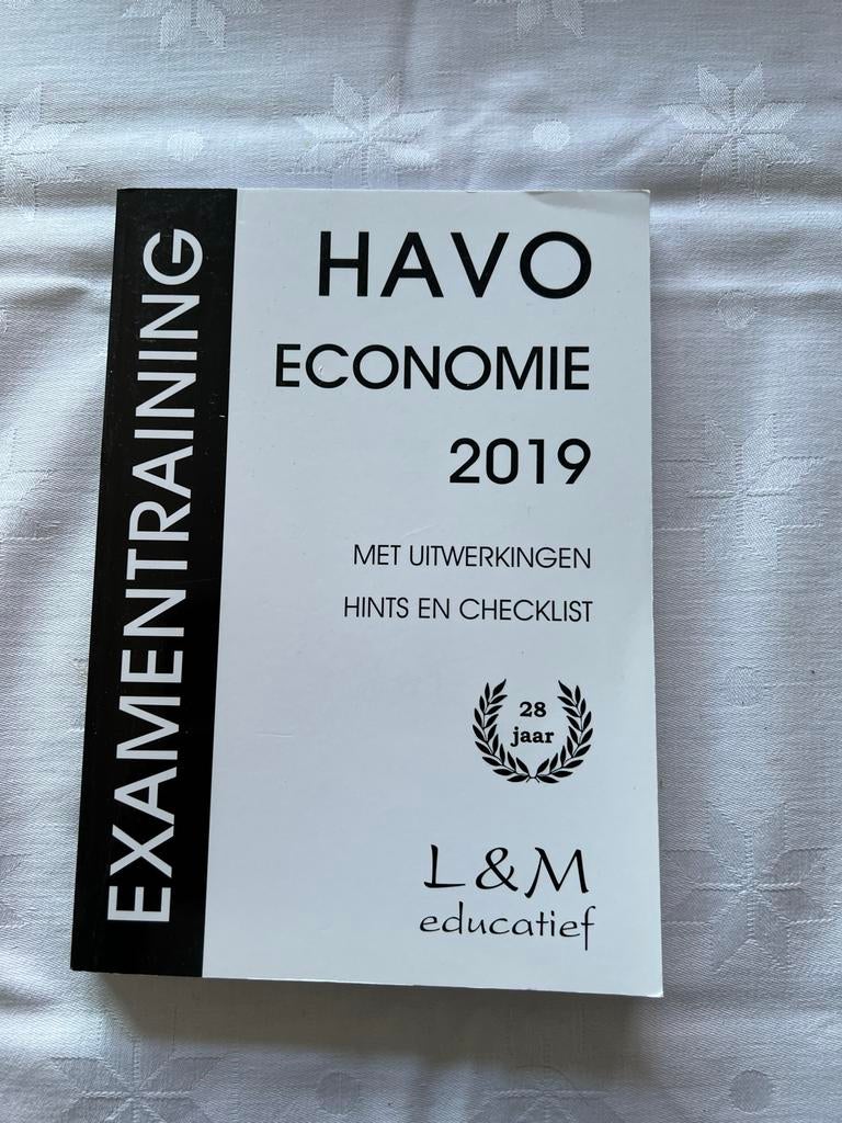 Examentraining HAVO Economie 2019, Boeken, Schoolboeken, Ophalen of Verzenden, Zo goed als nieuw, HAVO, Economie