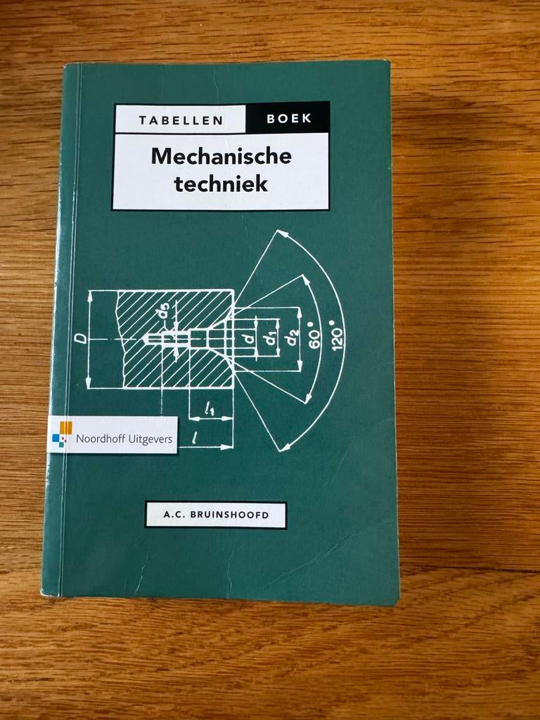 Tabellenboek Mechanische Techniek - Noordhoff Uitgevers, Boeken, Ophalen of Verzenden, Zo goed als nieuw, Werktuigbouwkunde