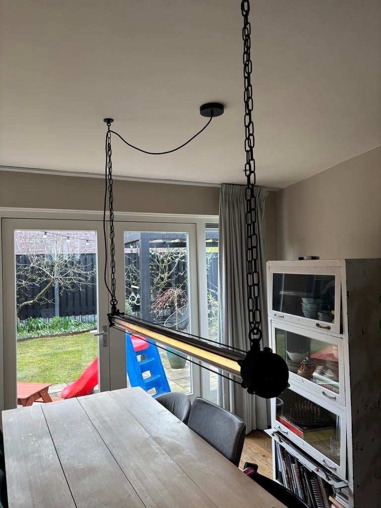 Zuiver Prime XL hanglamp industrieel, Huis en Inrichting, Ophalen, Zo goed als nieuw, Metaal, 75 cm of meer