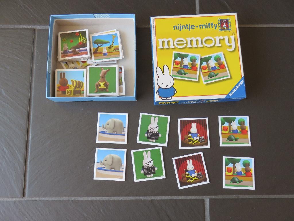 Nijntje memory, voor spelers vanaf 3 jaar. Mooi en compleet, Ophalen of Verzenden, Zo goed als nieuw