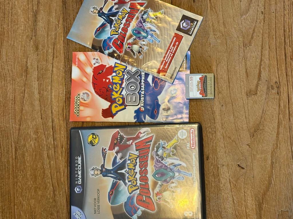 Pokémon Colosseum/BOX (CIB), Spelcomputers en Games, Games | Nintendo GameCube, Gebruikt, 1 speler, Ophalen of Verzenden, Role Playing Game (Rpg)