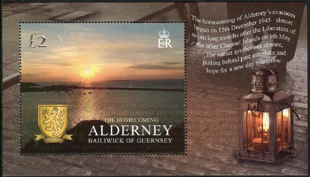 02-04 Alderney Blok 17 postfris, Verzenden, Postfris