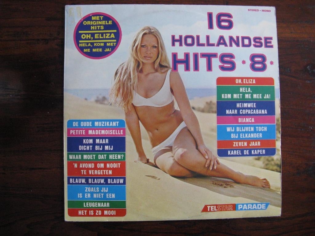 16 Hollandse Hits 8, Verzenden, Zo goed als nieuw, 12 inch