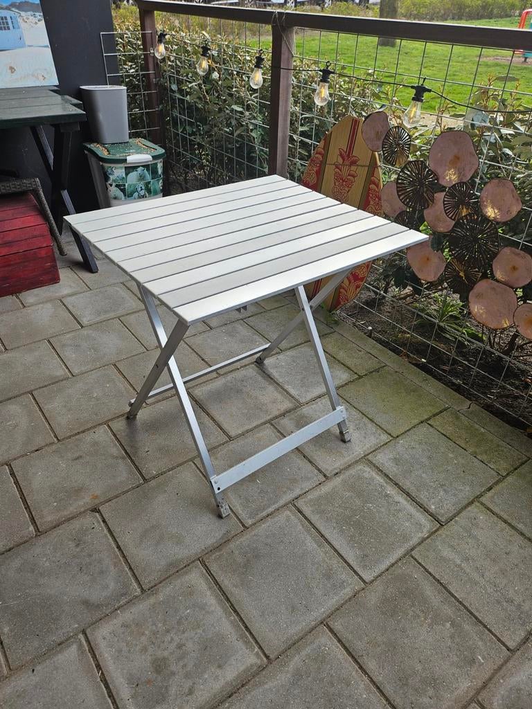 Opklapbare campingtafel, Ophalen, Gebruikt, Campingtafel
