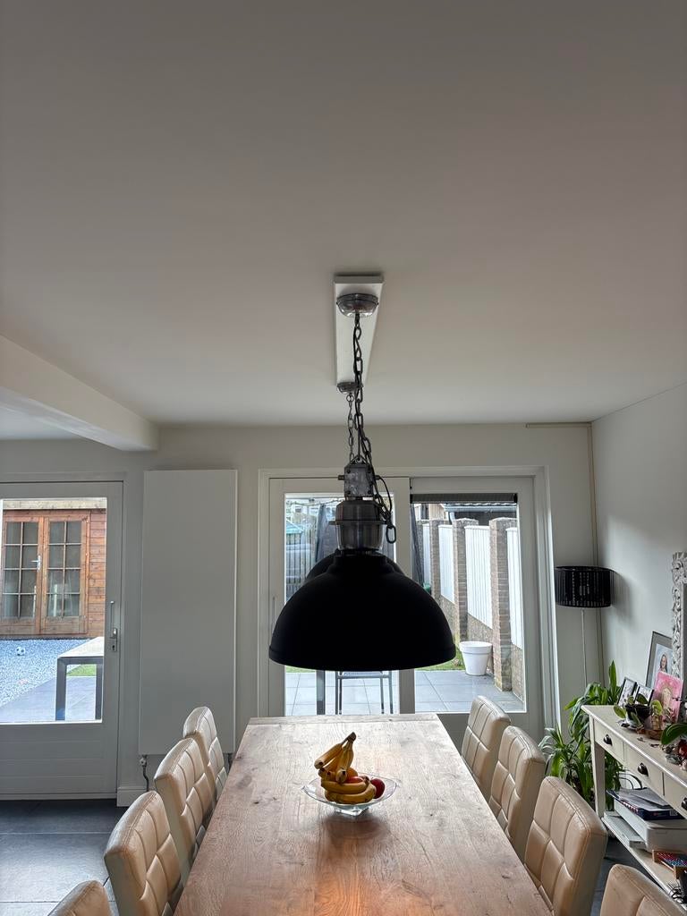 Industriële lampen 52 cm, Ophalen, Gebruikt, Metaal, 50 tot 75 cm