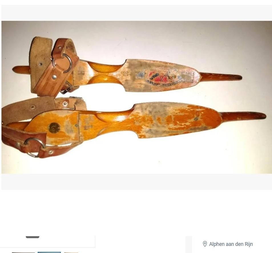 Friese Doorlopers Mooie Oude Antieke Houten Noren Schaatsen, Ophalen of Verzenden, Gebruikt, Friese doorlopers, Overige merken