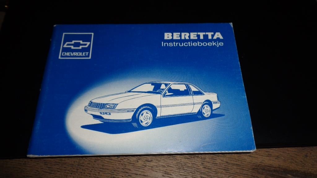 Instuktieboekje  CHEVROLET  BERETTA  1993, Verzenden, Zo goed als nieuw, Chevrolet