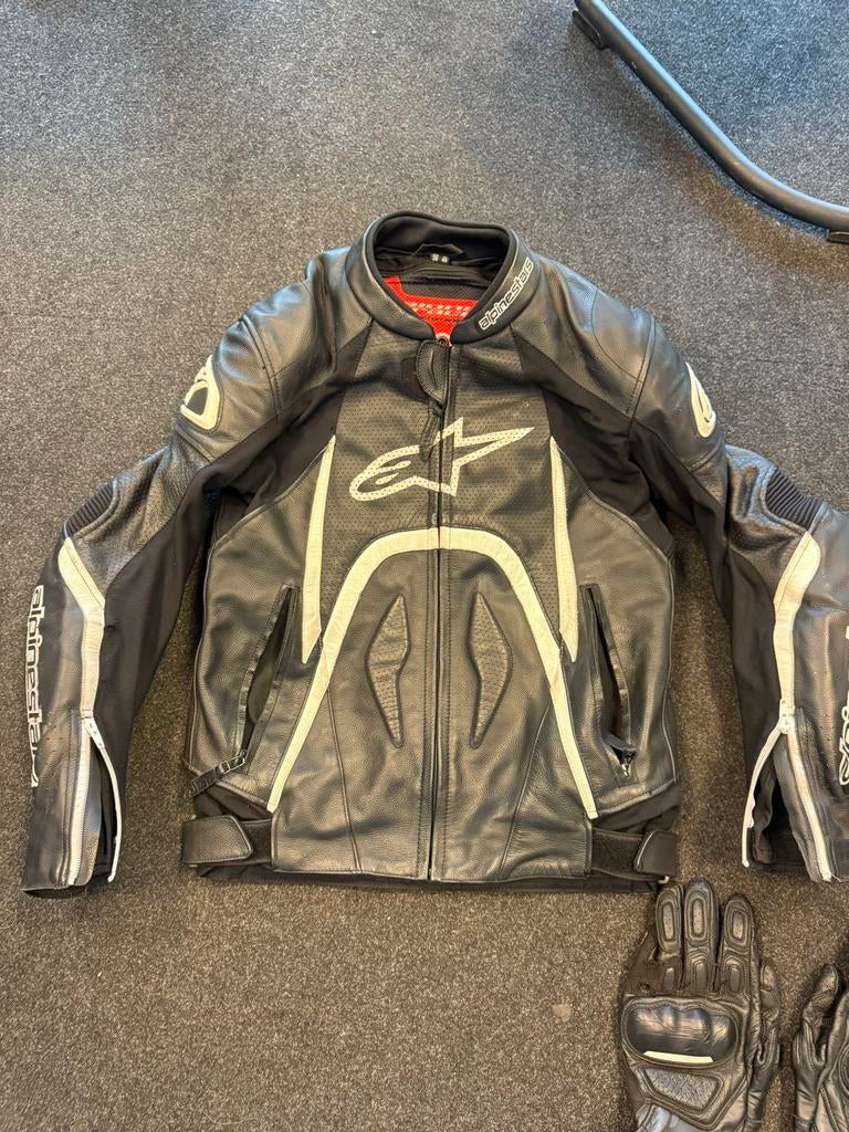 Alpinestars 2-delig motorpak, maat48, handschoenen,onderpak, Ophalen of Verzenden, Tweedehands, Heren, Combipak