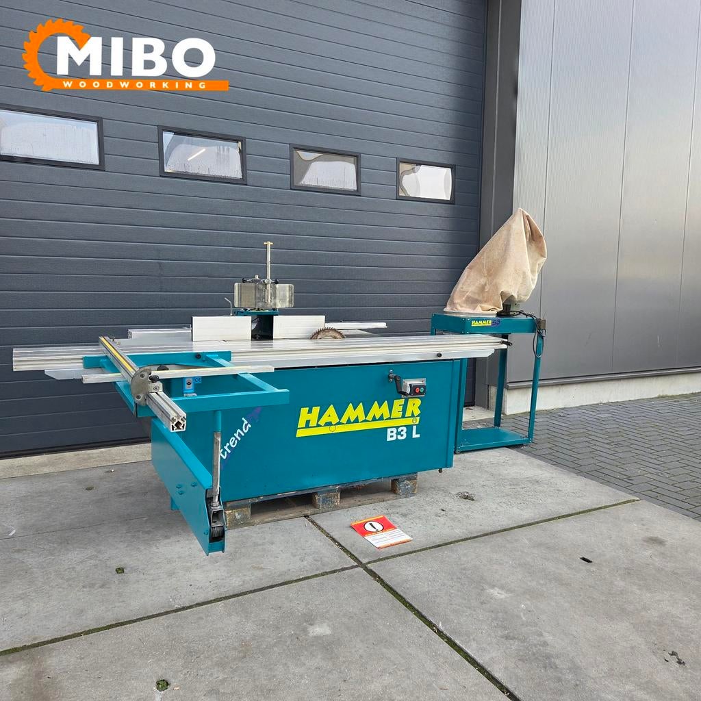 Hammer formaatzaag plus frees en afzuiger ** Garantie, Hammer felder robland scm combinatiemachine, 70 mm of meer, Overige typen