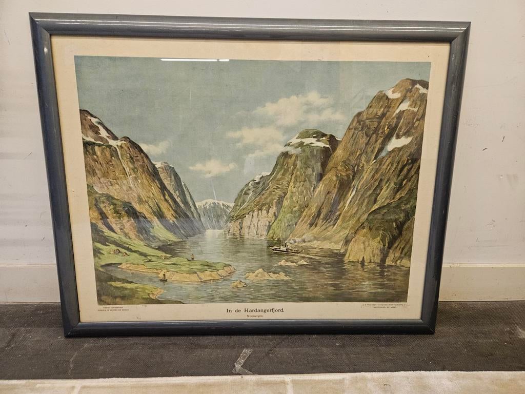 Schoolplaat In de Hardangerfjord, Noorwegen, Ophalen, Aardrijkskunde
