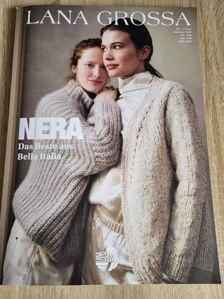Lana Grossa magazine tijdschrift Nera 2025, Hobby en Vrije tijd, Ophalen of Verzenden, Zo goed als nieuw, Breien of Haken, Wol of Garen