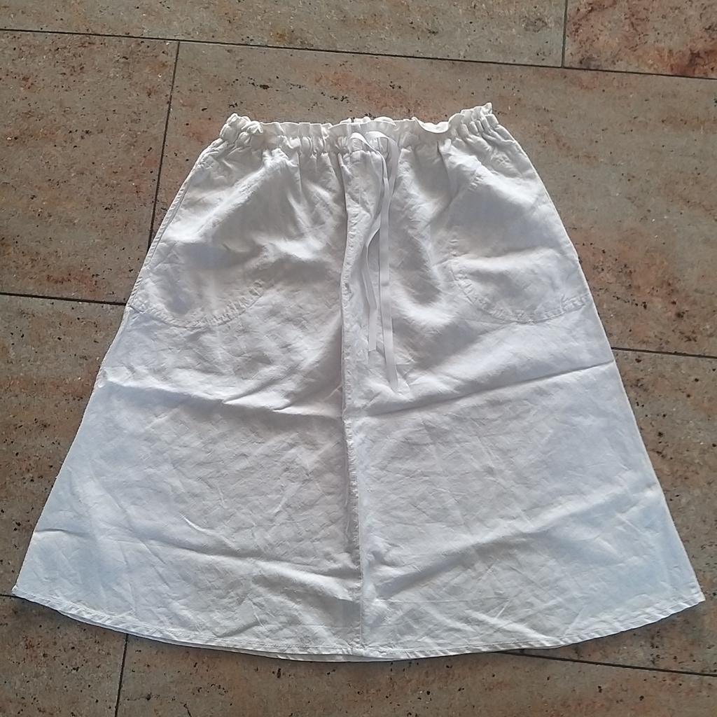 Wit katoenen rokje, mt 40, geschikt voor tennis, Wit, Maat 46/48 (XL) of groter, Ophalen of Verzenden, Zo goed als nieuw