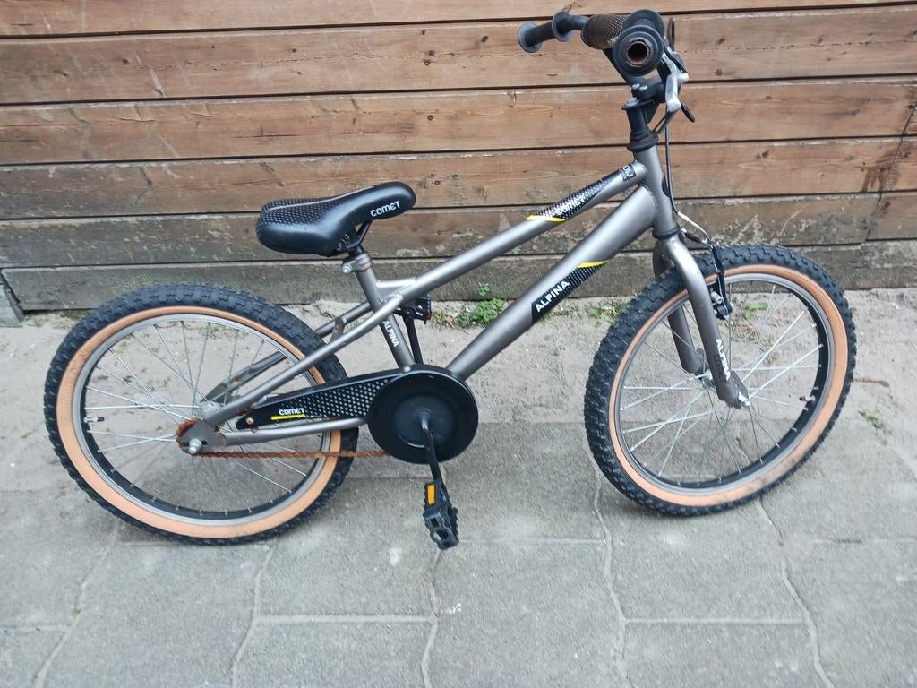 Kinderen fiets  20inch  kleur zilver, Ophalen of Verzenden, Gebruikt, Staal