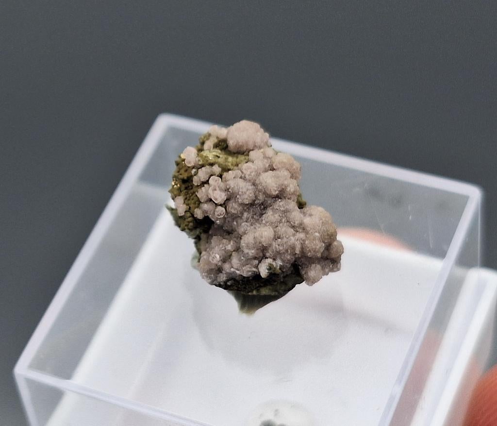 Rhodochrosiet, Pyriet - Chihuahua, Mexico, Ophalen of Verzenden, Mineraal