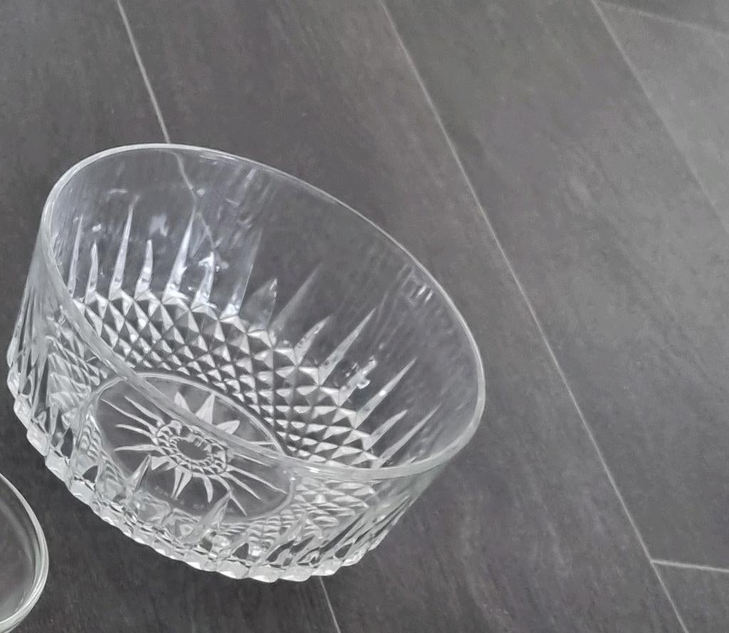 Vintage schaal kristal arcoroc, Ophalen of Verzenden