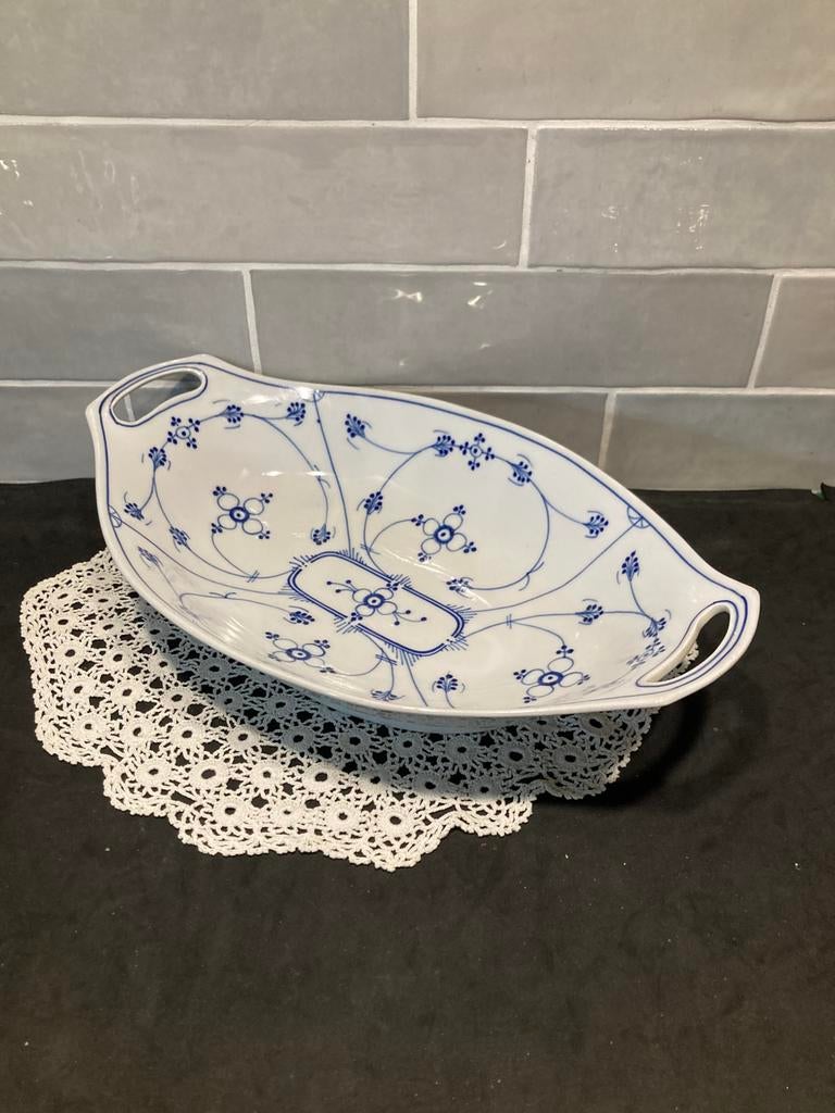 Broodschaal Blauw decor, Schumann (100326b), Huis en Inrichting, Keuken | Servies, Ophalen of Verzenden, Zo goed als nieuw, Porselein