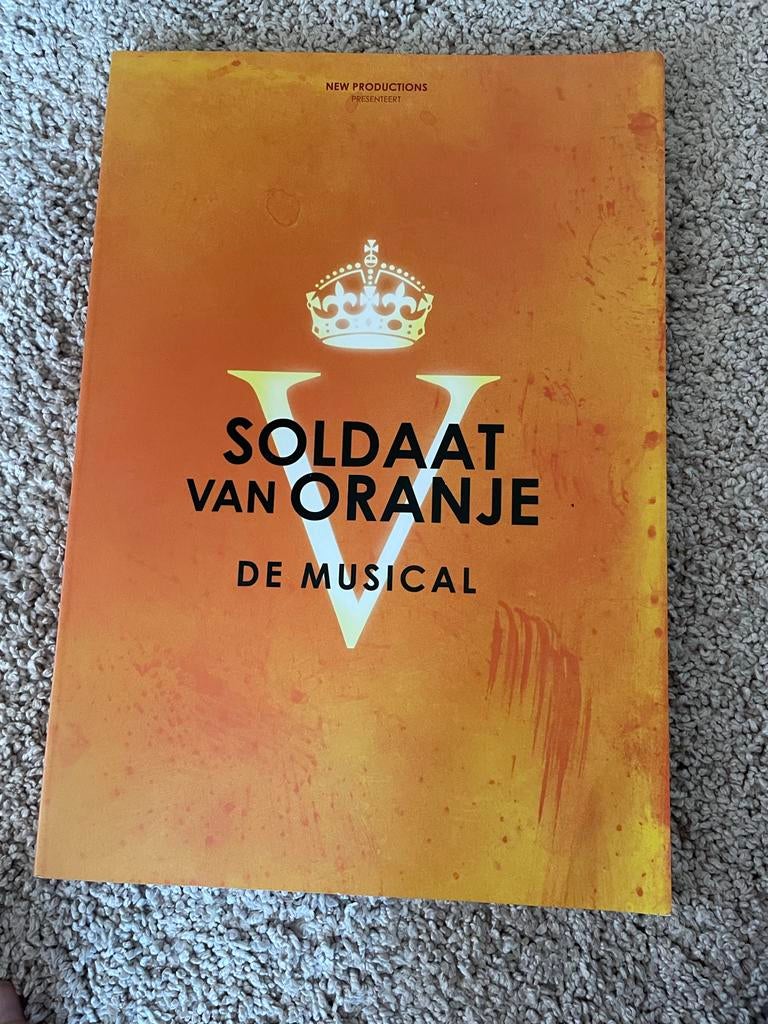 Boekje over soldaat van oranje de musical, Ophalen of Verzenden, Nieuw, Ballet of Musical