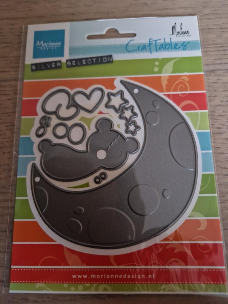 Marianne Design Craftables CR1503 - Beer op Maan snijmal, Ophalen of Verzenden, Nieuw