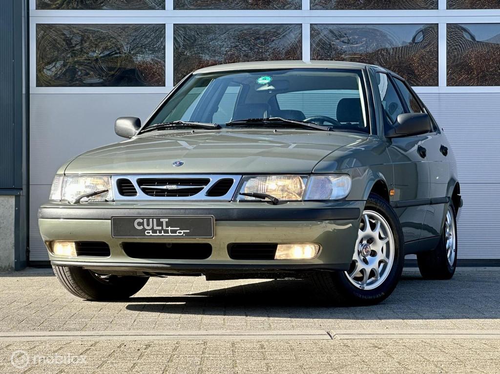 Saab 9-3 2.0 SE | Aut. | Leder | Org NL | Zeer nette staat!, Auto's, Saab, Gebruikt, 4 cilinders, Bedrijf, 1600 kg