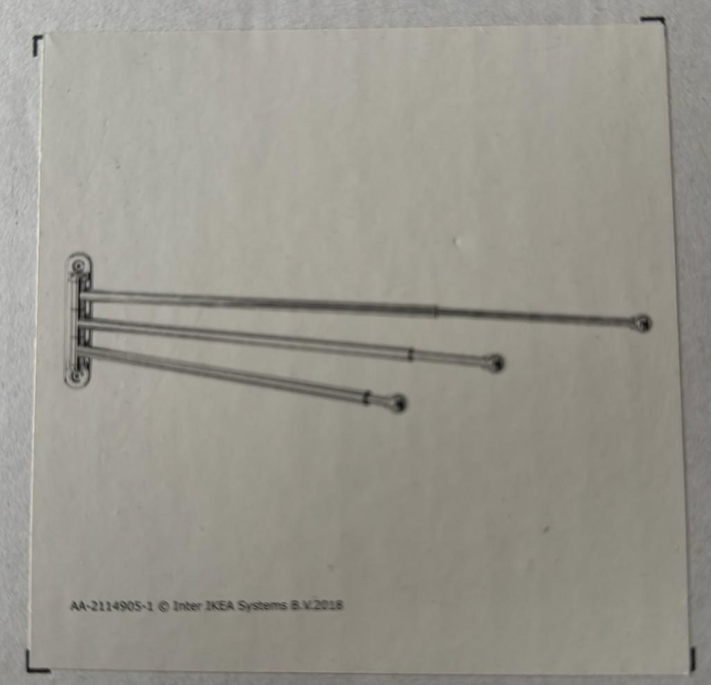 Voxnan handdoek rek - badkamer, ikea, Ophalen, Zo goed als nieuw