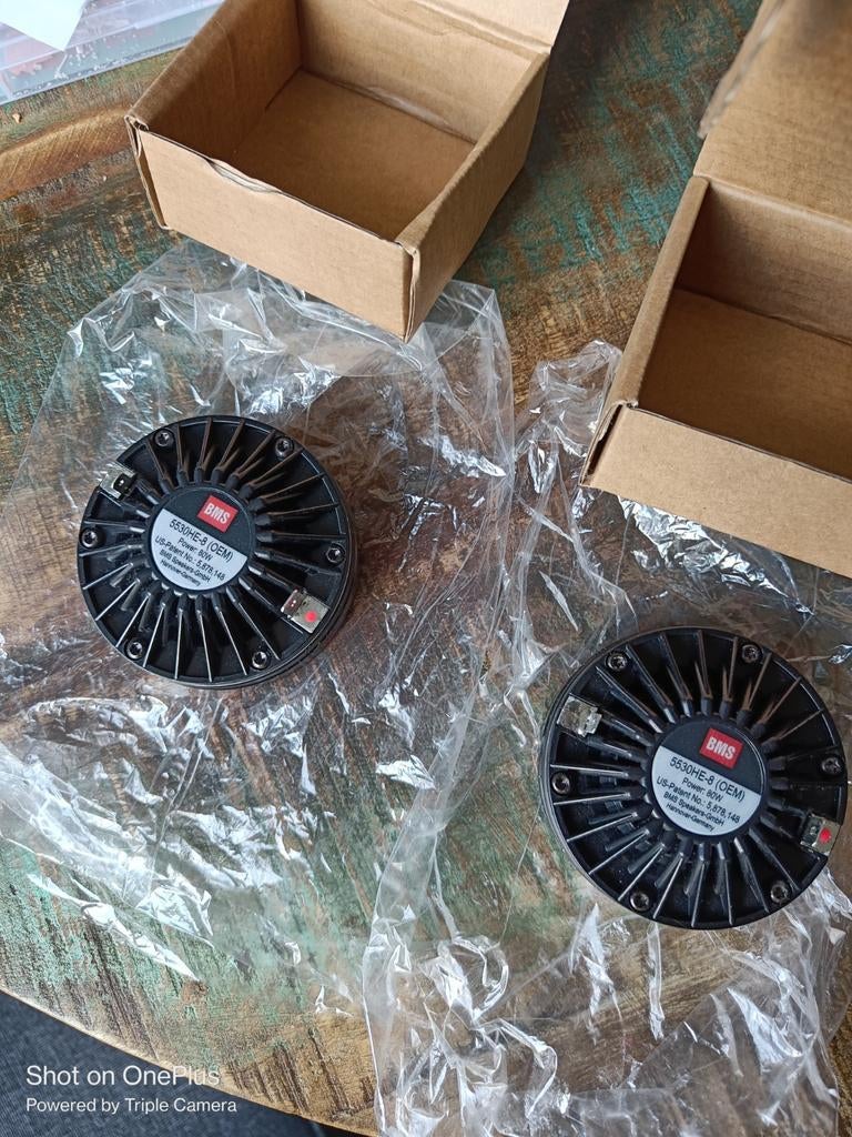 BMS 5530HE-8 , 2x, Overige merken, Ophalen of Verzenden, Zo goed als nieuw, 120 watt of meer