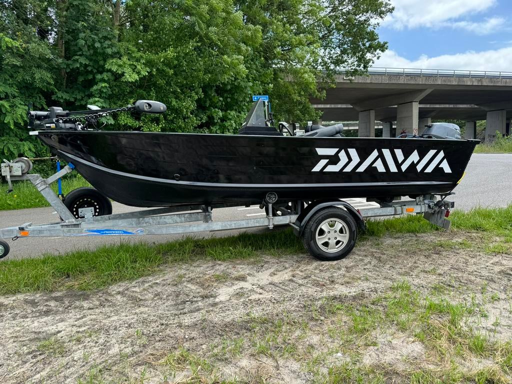 Sylvan Explorer 1500 aluminium visboot, Watersport en Boten, Vis- en Consoleboten, Gebruikt, 10 tot 30 pk, 3 tot 6 meter, Benzine