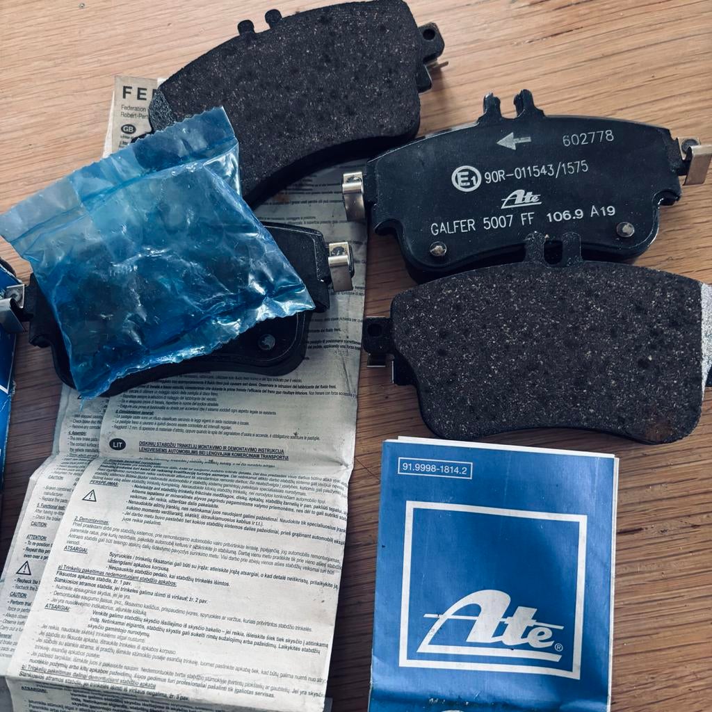 ATE Remblokken voor Mercedes-Benz A/B-Klasse (2010), Ophalen of Verzenden, Nieuw, Mercedes-Benz