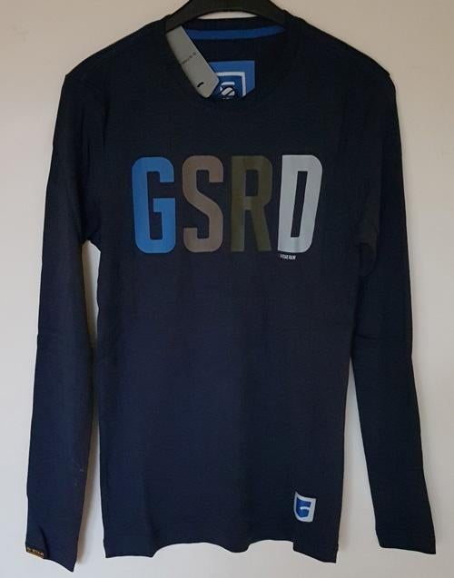 Donkerblauwe G-Star heren longsleeve maat XXL *NieuW*, Blauw, Nieuw, Overige maten, Ophalen of Verzenden
