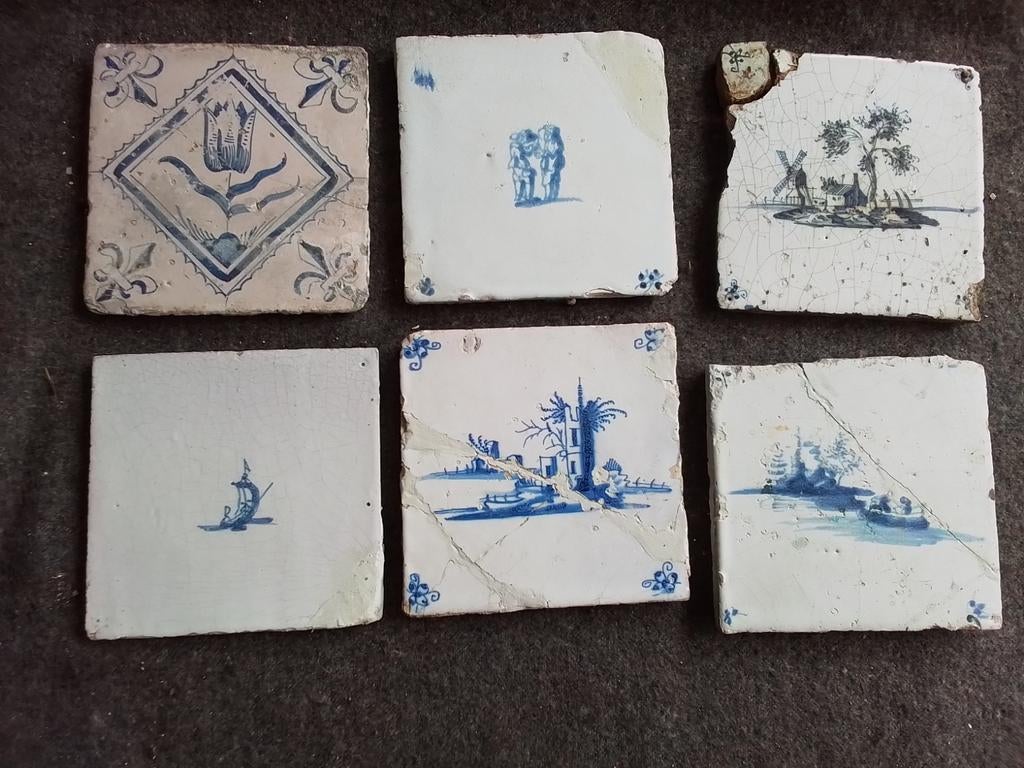 Antieke tegeltjes, Antiek en Kunst, Ophalen