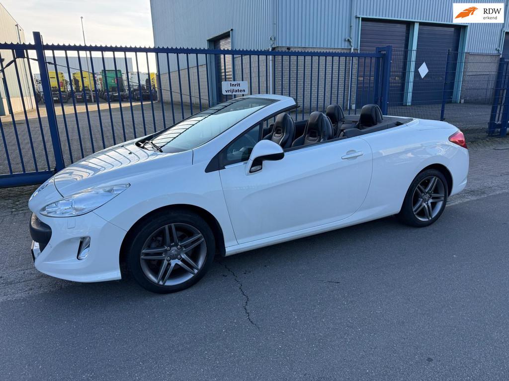 Peugeot 308 CC 1.6 THP Feline AUT. *193.574 KM*LEER*CLIMA, Euro 5, Gebruikt, Zwart, Wit