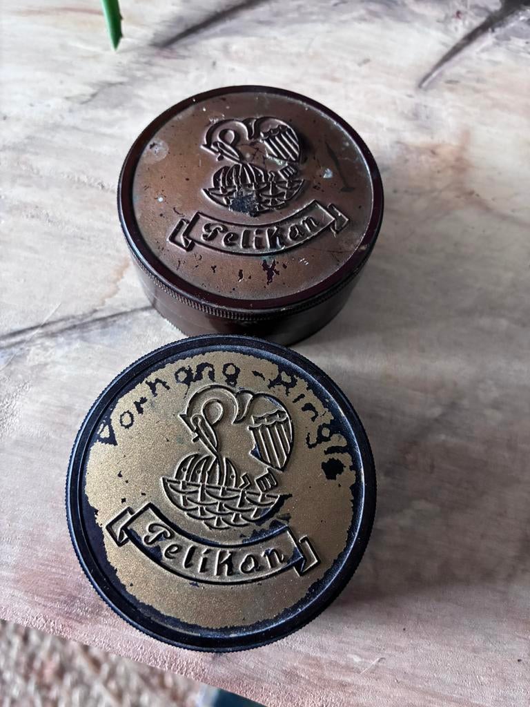 Oude bakeliet bakjes Pelikan, Ophalen of Verzenden, Gebruikt, Overige