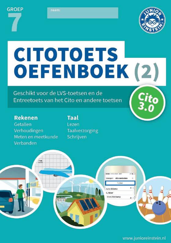 Citotoets oefenboek 2 (groep 7), Boeken, Ophalen, Zo goed als nieuw, Overige niveaus, Nederlands
