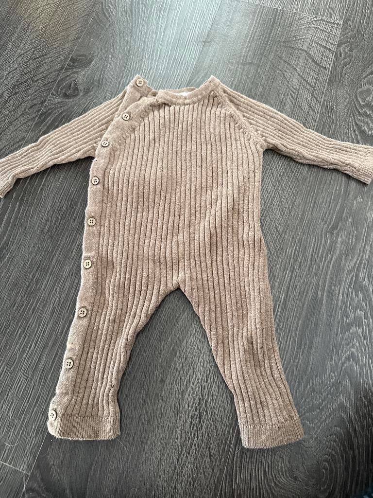 Sweet Petit geribbelde pyjama maat 62, Kinderen en Baby's, Babykleding | Maat 62, Ophalen of Verzenden, Zo goed als nieuw, Jongetje of Meisje