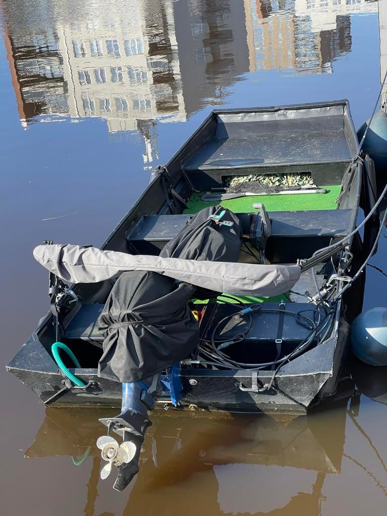 Aluminium boot met Yamaha 4-takt 20 pk buitenboordmotor, Ophalen, 10 tot 30 pk, Gebruikt, Aluminium