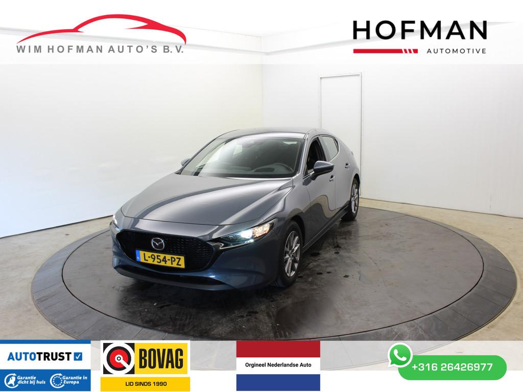 Mazda 3 2.0 e-SkyActiv-X M Hybrid 186pk Camera Head-Up Cruis, 1998 cc, Stof, Gebruikt, Met garantie (alle)