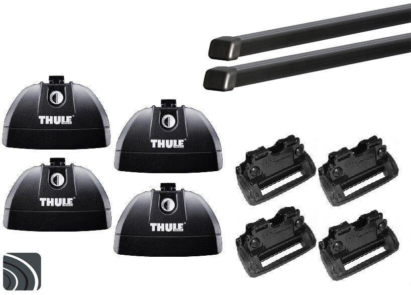 Thule dakdragers Peugeot 508 SW '11-'19 Flush/dichte railing, Auto diversen, Dakdragers, Gebruikt, Ophalen of Verzenden