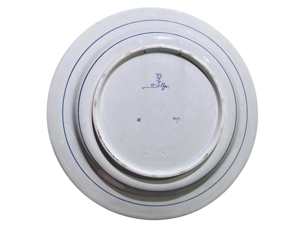 Delfts blauw bord (34cm) – De Porceleyne Fles (1920), Antiek en Kunst, Ophalen of Verzenden