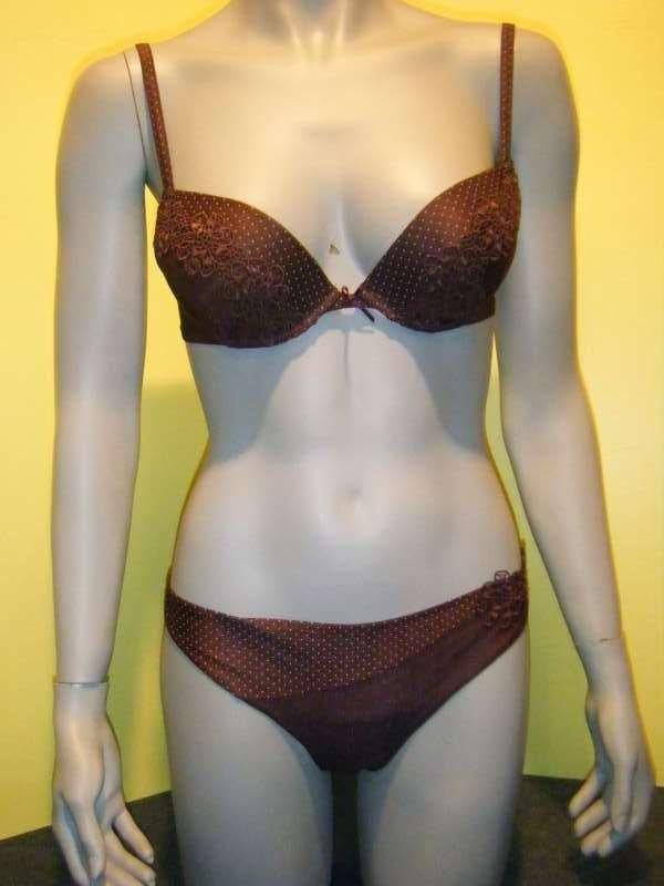 Ambra Prugna set BH 80B semi-string 40, Kleding | Dames, Ambra, Ophalen of Verzenden, Setje