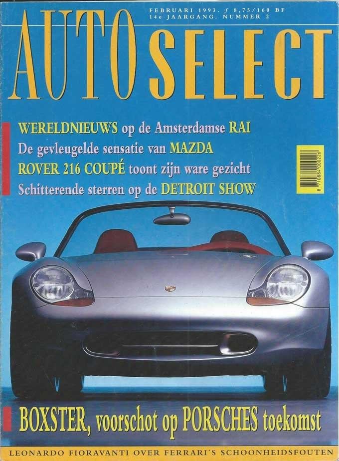 Autoselect 2 1993 : Porsche Boxster - Rover 216 Coupe - Alfa, Ophalen of Verzenden, Gelezen, Algemeen