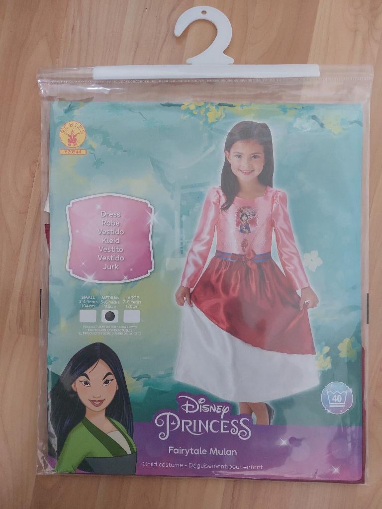 Disney Mulan Kostuum - Maat 128, Ophalen of Verzenden, Nieuw, 122 t/m 128, Jongen of Meisje